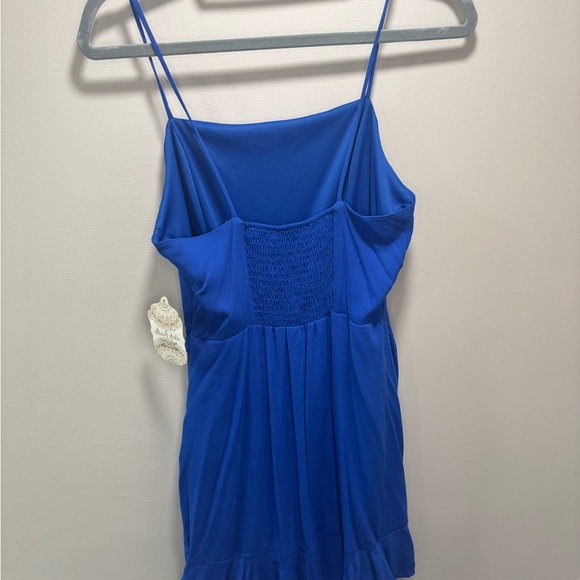 Altar'd State Blue Ruffled Wrap Sundress - Picture 3 of 5
